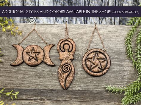 Wiccan inspired holiday ornaments